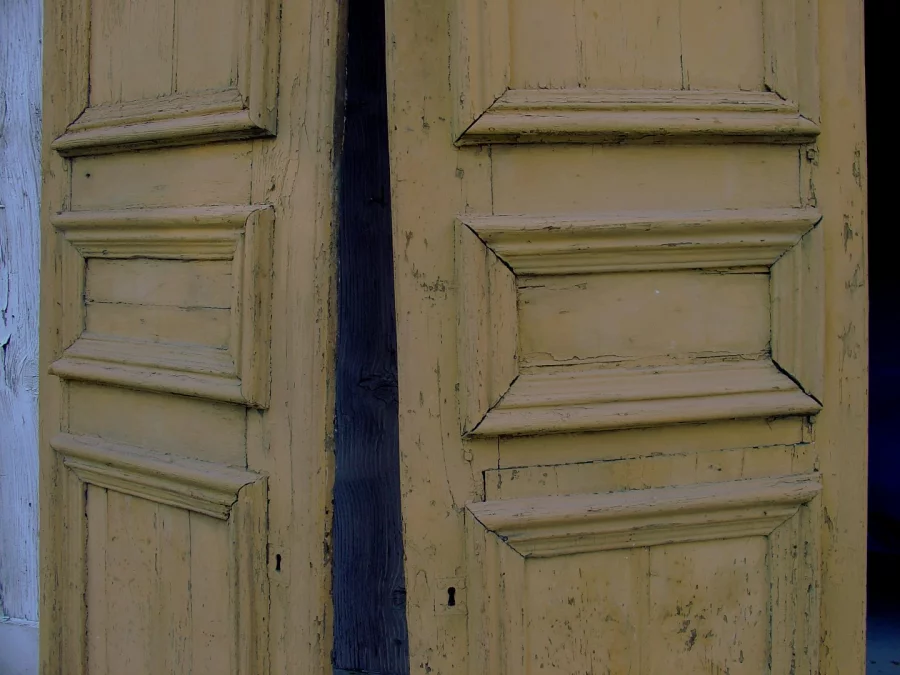 Pair of large doors end of 19th century