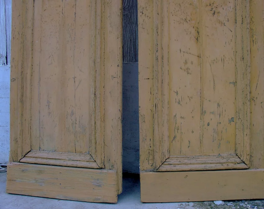 Pair of large doors end of 19th century