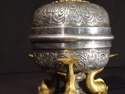 19th century caviar set