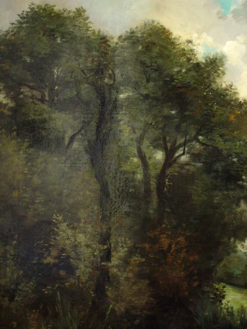 Painting Landscape H.Cauchois