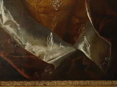 French 18 th portrait painting