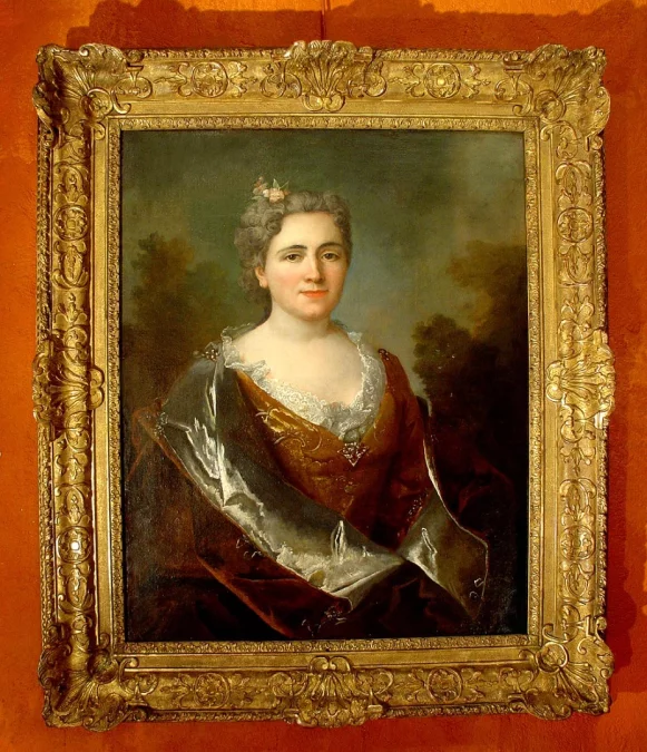 French 18 th portrait painting