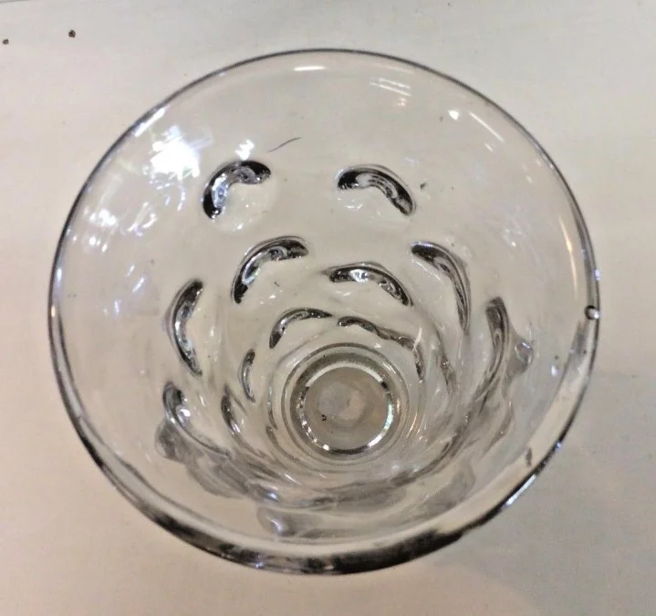 Vase en verre a pic année 60s70s