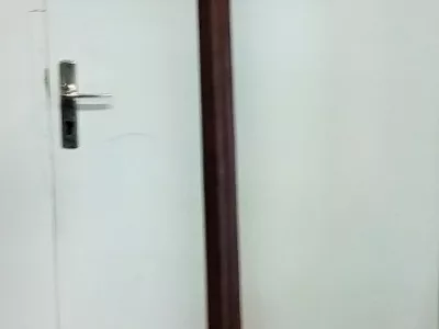 Porte manteau en hêtre modèle "Perroquet" en bois courbé foncé à huit patères style Thonet début 20ème