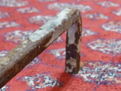 Paire de grand chenets ou landiers d'époque Louis XIV