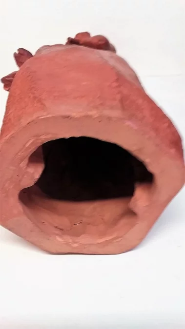 Faune à la flûte de pan par Jean Marie CAMUS (1877-1955) en terre cuite