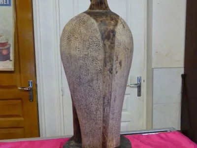 Sculpture Africaine d'un oiseau en bois début XXème