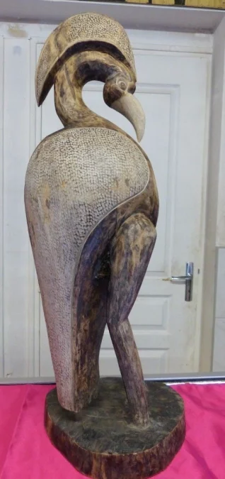 Sculpture Africaine d'un oiseau en bois début XXème