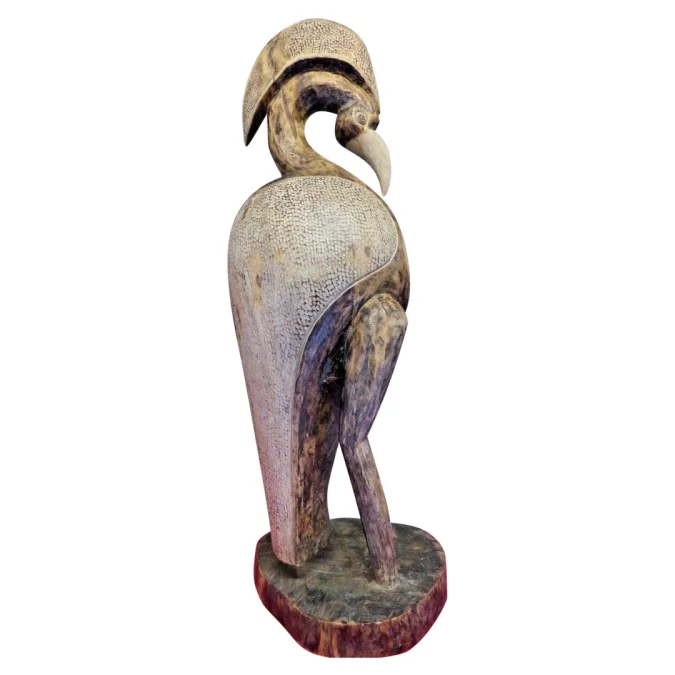 Sculpture Africaine d'un oiseau en bois début XXème