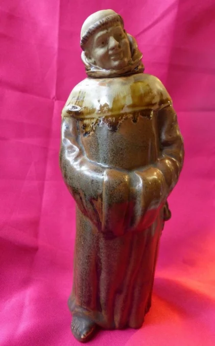 Bouteille à liqueur moine en grès de Denbac N°607
