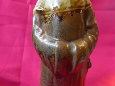 Bouteille à liqueur moine en grès de Denbac N°607