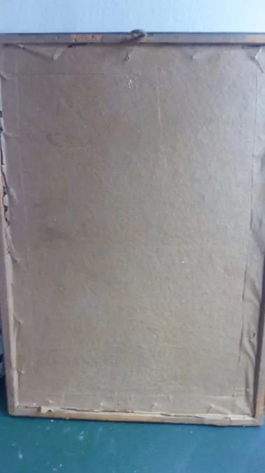 Aquarelle d'un soldat militaire signée de  G. Bitry-Boëly début 20ème