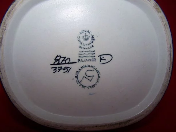 Vase art déco en grès de Royal Copenhague