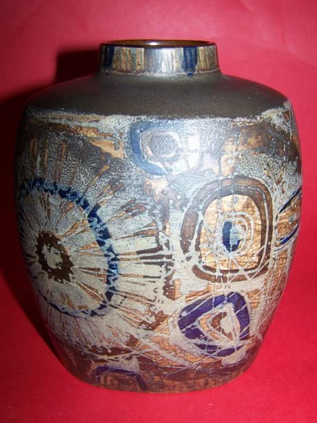 Vase art déco en grès de Royal Copenhague