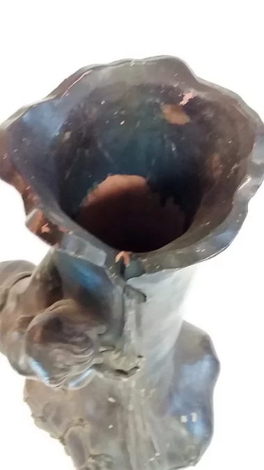 Grand Vase Terre Cuite Art Nouveau Aristide De Ranieri