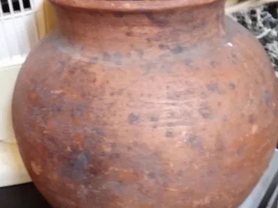 Vase Pot africain antique en terre cuite  DJENNÉ  Mali début XXème
