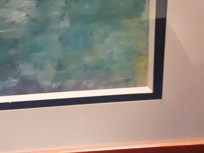 Peinture bateaux au port signé ( S.wintrebert )