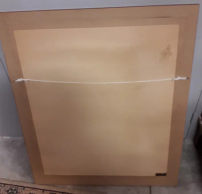 Peinture bateaux au port signé ( S.wintrebert )