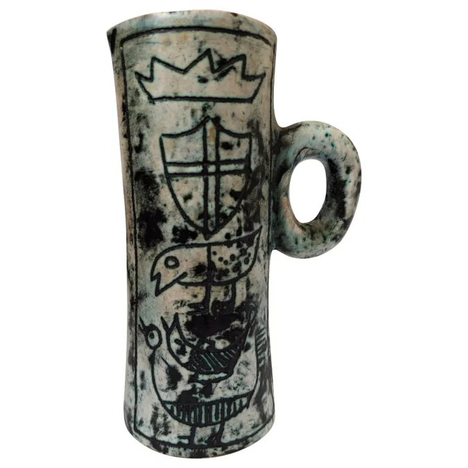 雅克·布林（Jacques Blin）的陶瓷花瓶（约 1950 年代）