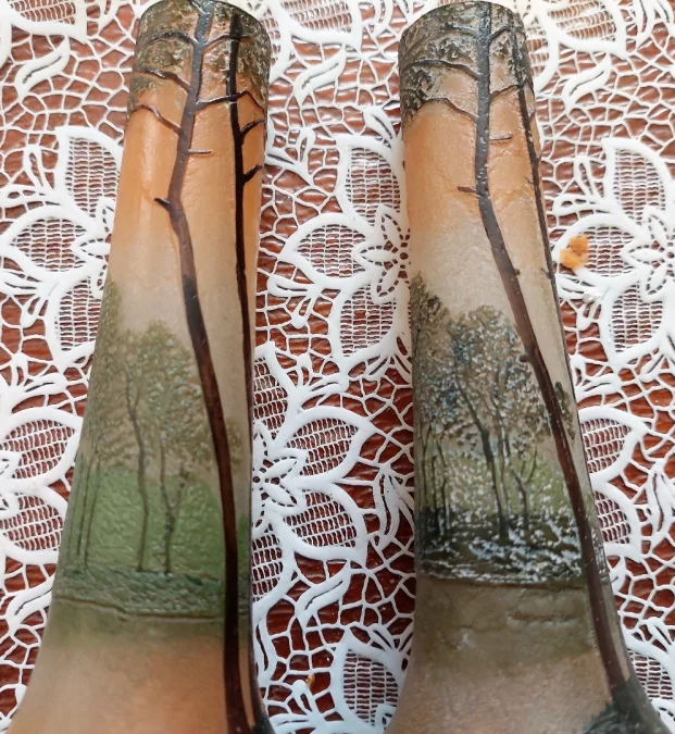 PAIR OF  VASES by LEGRAS