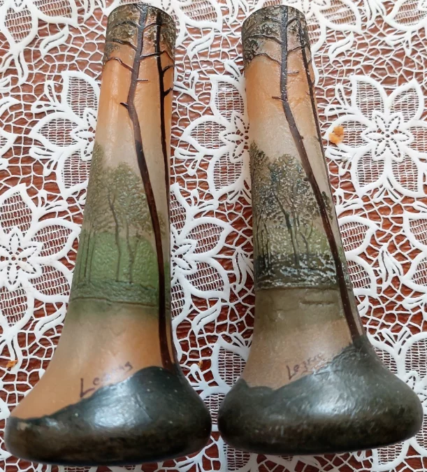 PAIR OF  VASES by LEGRAS