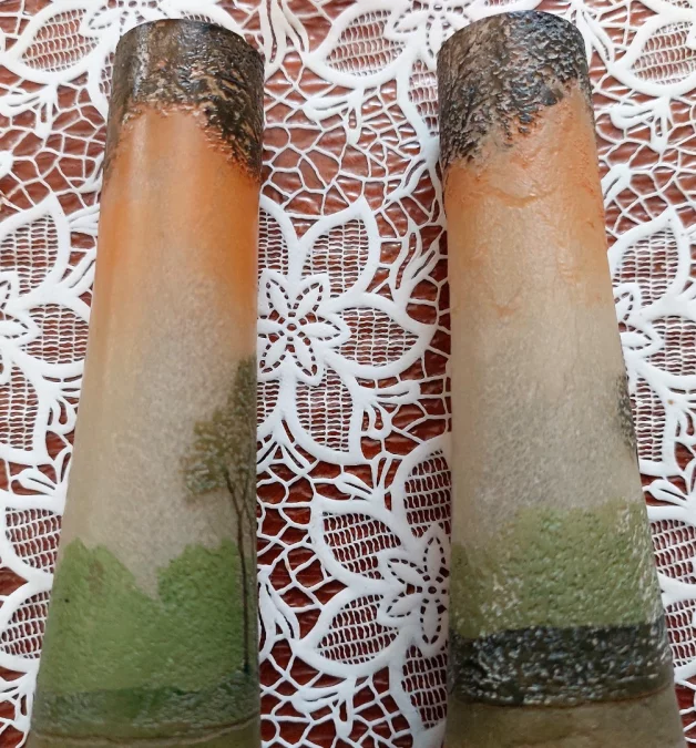 PAIR OF  VASES by LEGRAS