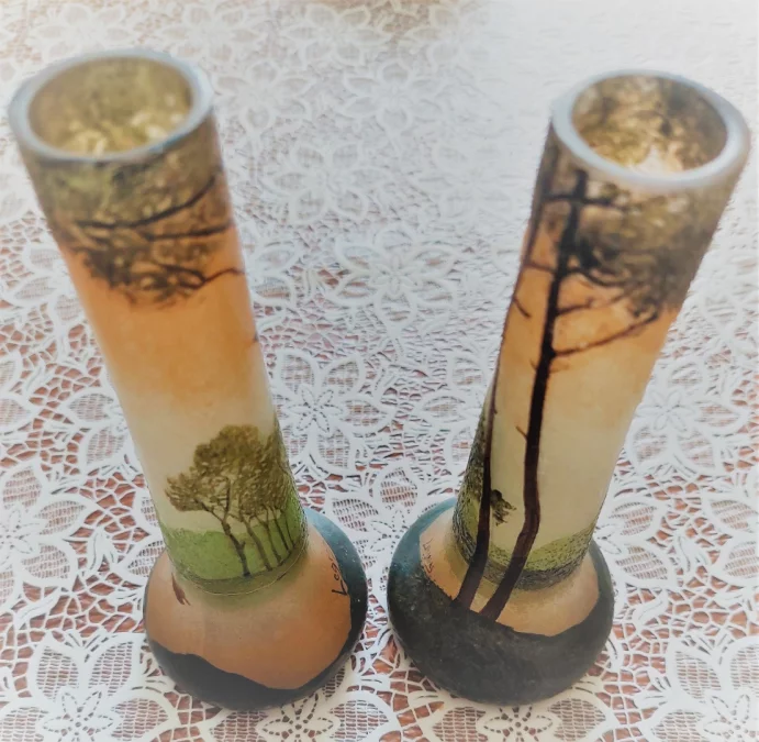 PAIR OF  VASES by LEGRAS