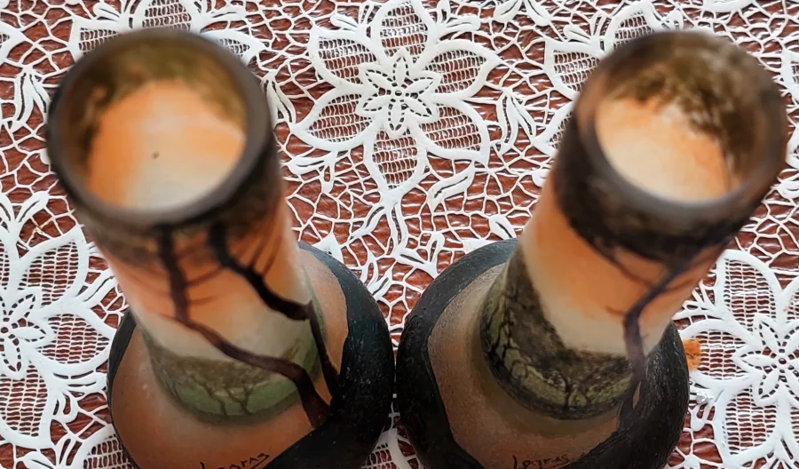 PAIR OF  VASES by LEGRAS