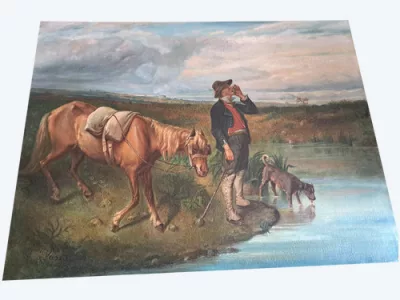 DIPINTO firmato Eugenie Vassa... f