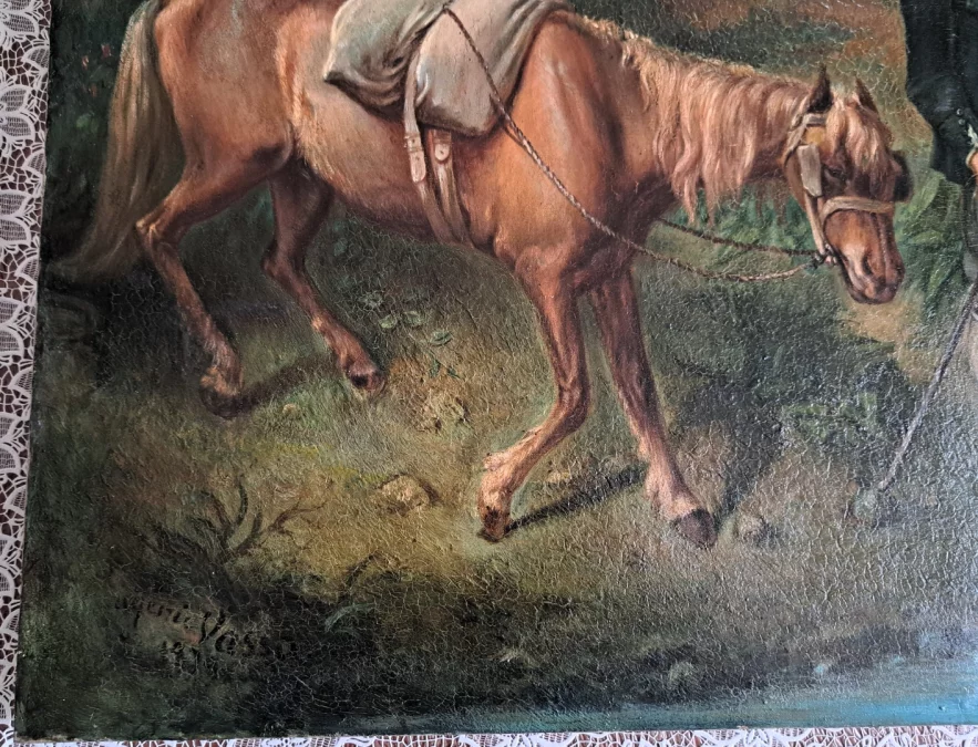 GEMÄLDE signiert Eugenie Vassa... f