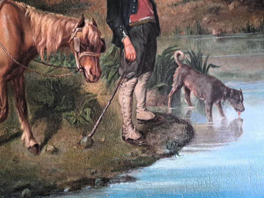 GEMÄLDE signiert Eugenie Vassa... f