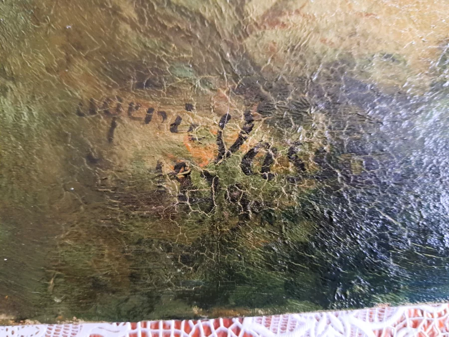 GEMÄLDE signiert Eugenie Vassa... f