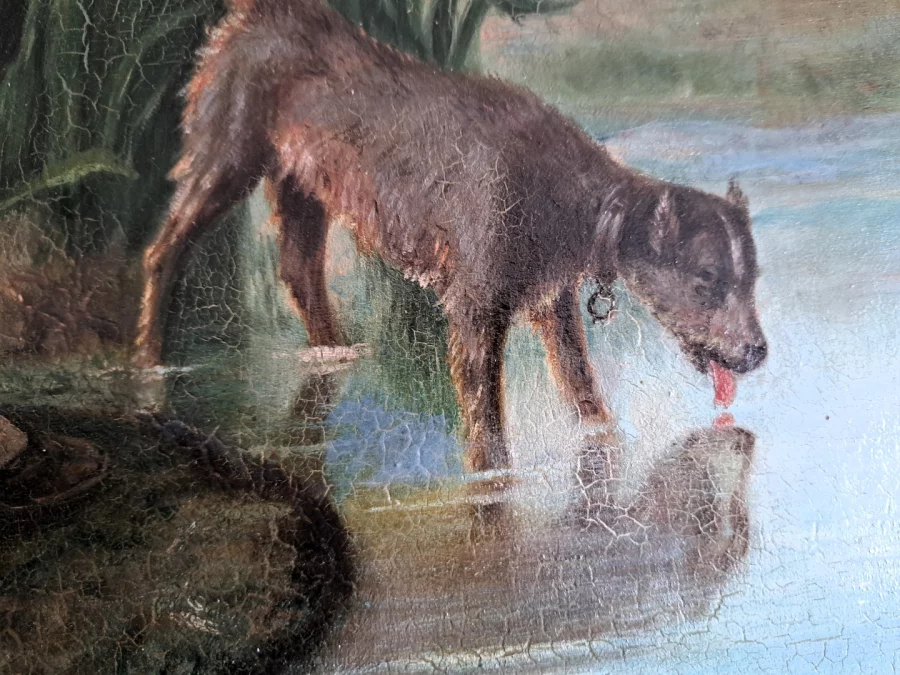 GEMÄLDE signiert Eugenie Vassa... f