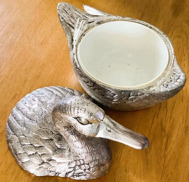 EISKÜHLER AUS SILBERPLATTE