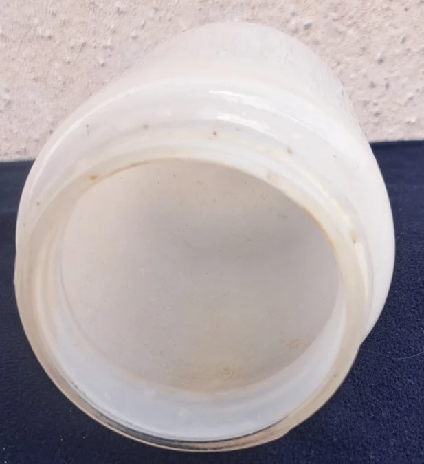 Lampe plafonnier ou applique murale base en porcelaine et opaline début XXème