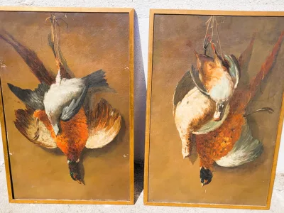 PAAR STILLLEBEN MIT FASANEN