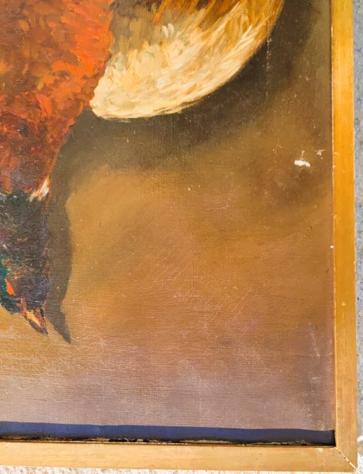 COPPIA DI NATURA MORTA DI FAGIANI