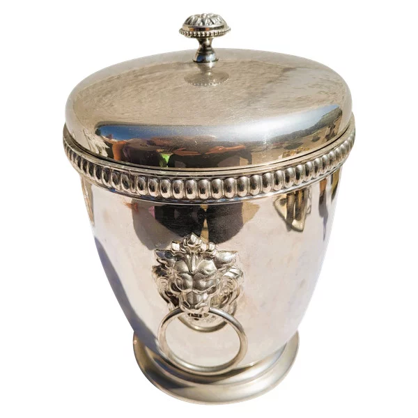 EISKÜHLER AUS SILBERPLATTE