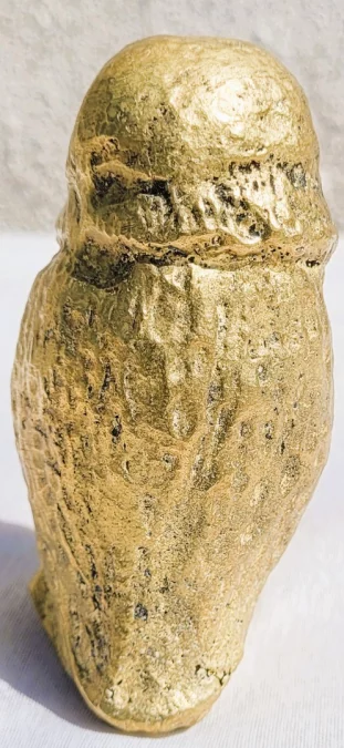 BRONZE EULE signiert WILLY