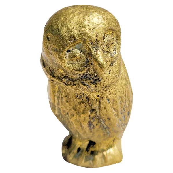 BRONZE EULE signiert WILLY