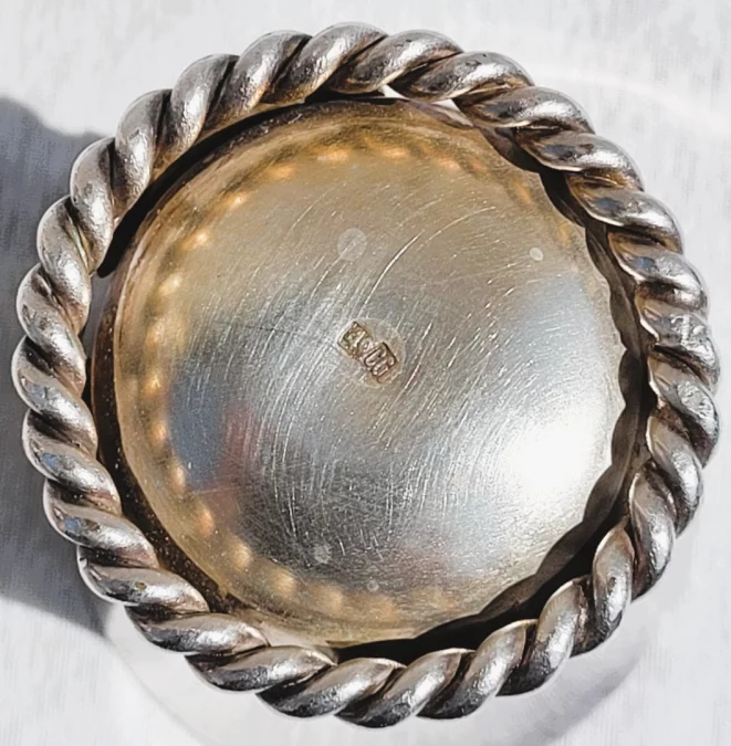 CALICE E PORTATOVAGLIOLI IN ARGENTO