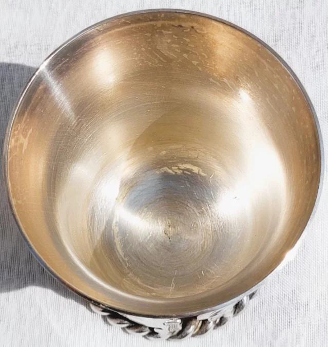 CALICE E PORTATOVAGLIOLI IN ARGENTO