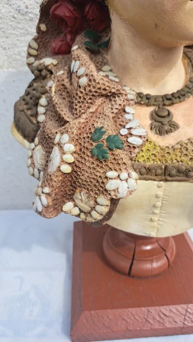 Steingutbüste von Adolphe MAUBACH