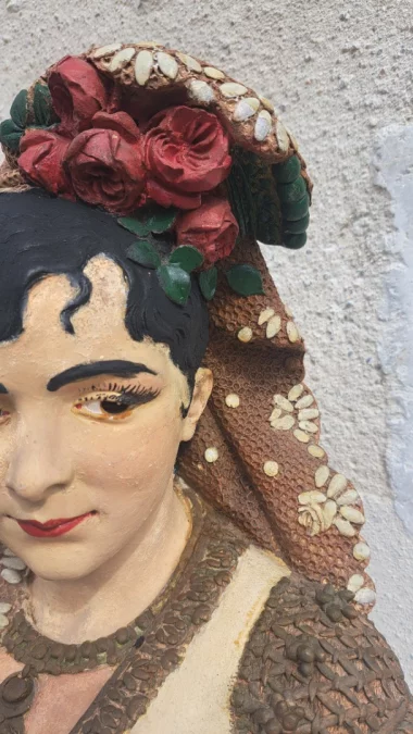 Steingutbüste von Adolphe MAUBACH