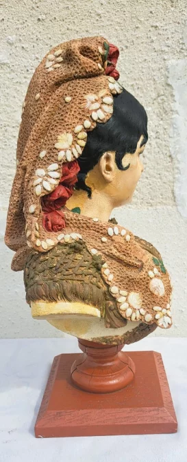 Steingutbüste von Adolphe MAUBACH