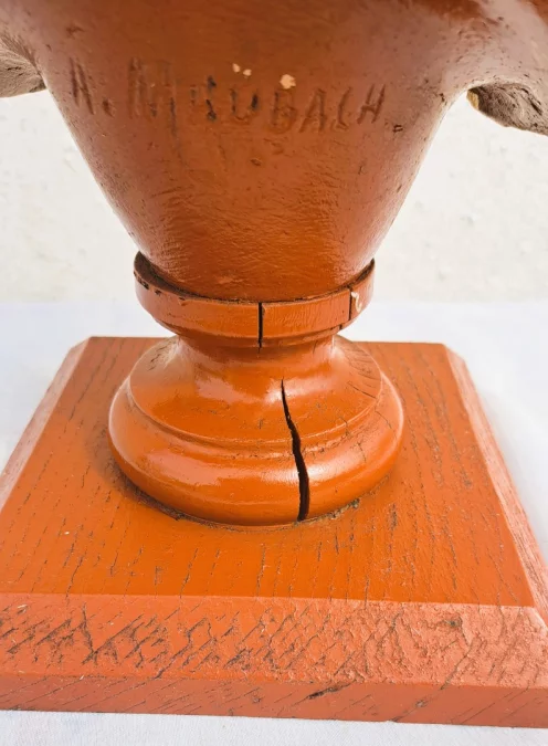 Steingutbüste von Adolphe MAUBACH