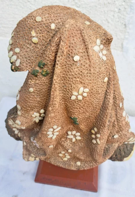 Steingutbüste von Adolphe MAUBACH