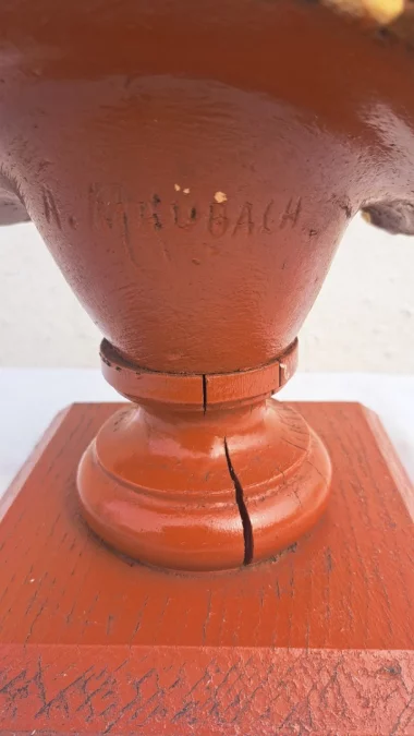 Steingutbüste von Adolphe MAUBACH