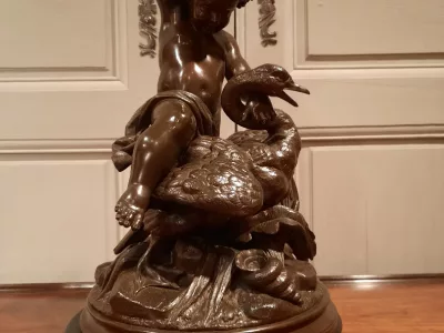 SPELTER SCULPTUUR
