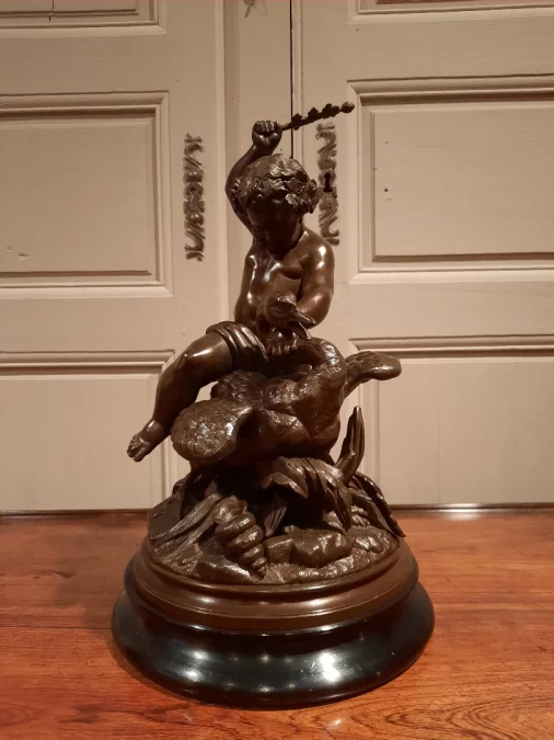 SPELTER SCULPTUUR